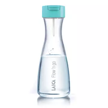 LAICA Flow &#039;n go 1 literes instant vízszűrő palack  1 db FAST DISK szűrőbetéttel