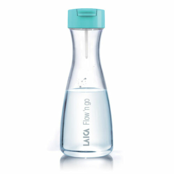 LAICA Flow 'n go 1 literes instant vízszűrő palack  1 db FAST DISK szűrőbetéttel