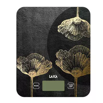 LAICA Luxory szürke/arany digitális konyhai mérleg 10 kg /1 g-akasztóval