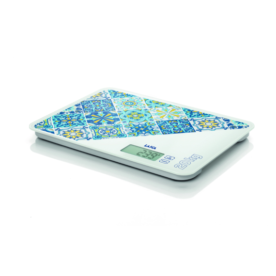 LAICA digitális konyhai mérleg mediterrán kék 20 kg-os