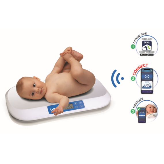 LAICA okos elektronikus baby mérleg, 20 kg / 5 g