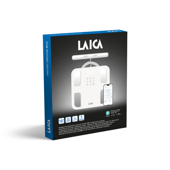 LAICA okos testösszetétel mérleg 8 elektródával