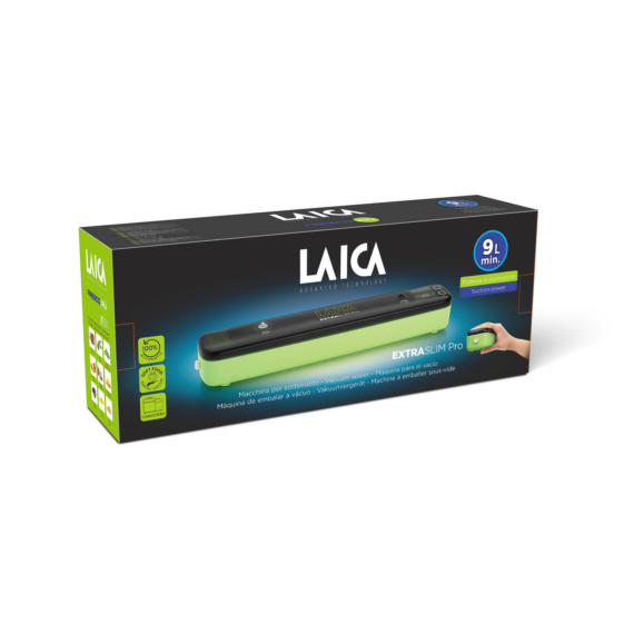 LAICA Extra Slim Pro vákuumos fóliahegesztő gép 9 L / perc