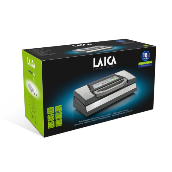 LAICA POWER PLUS PRO vákuumos fóliahegesztő gép 18 L / perc