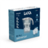 LAICA Stream Line fehér vízszűrő kancsó digitális kijelzővel 1 db bi-flux SLIM univerzális szűrőbetéttel