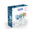 LAICA PRIME LINE NATURE kékáfonya színű vízszűrő kancsó elektronikus kijelzővel, 1 db univerzális szűrőbetéttel