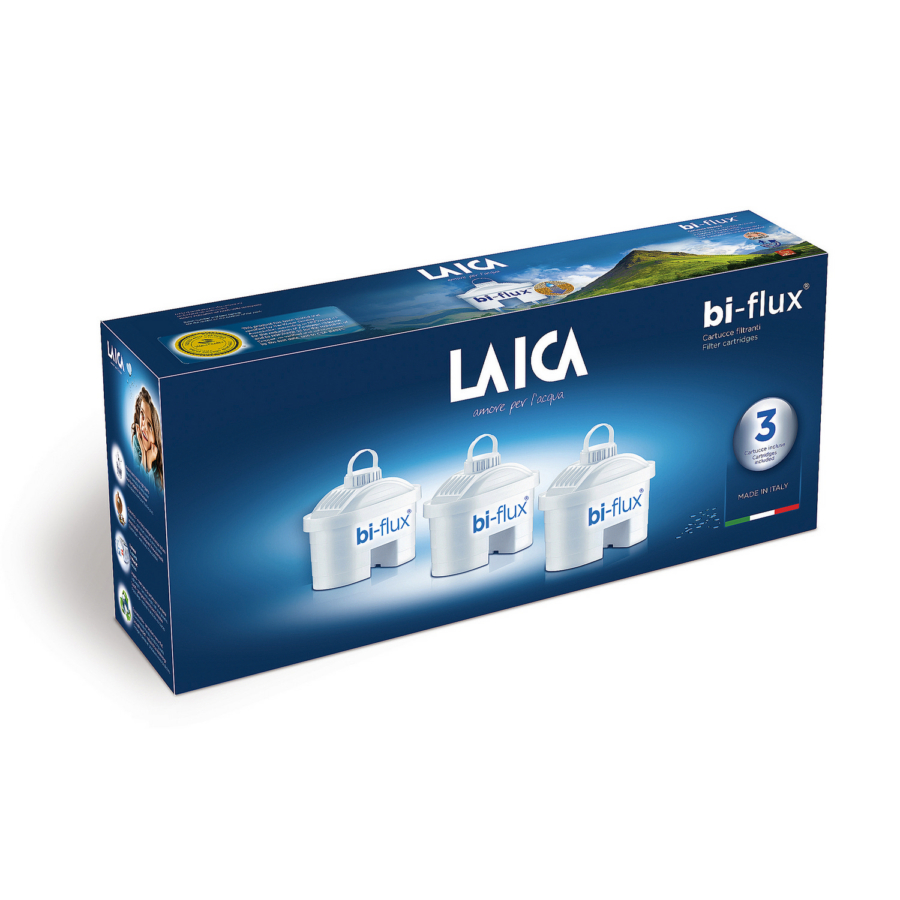 LAICA Bi-Flux Univerzális vízszűrőbetét 3 db-os - LAICA - laica.hu