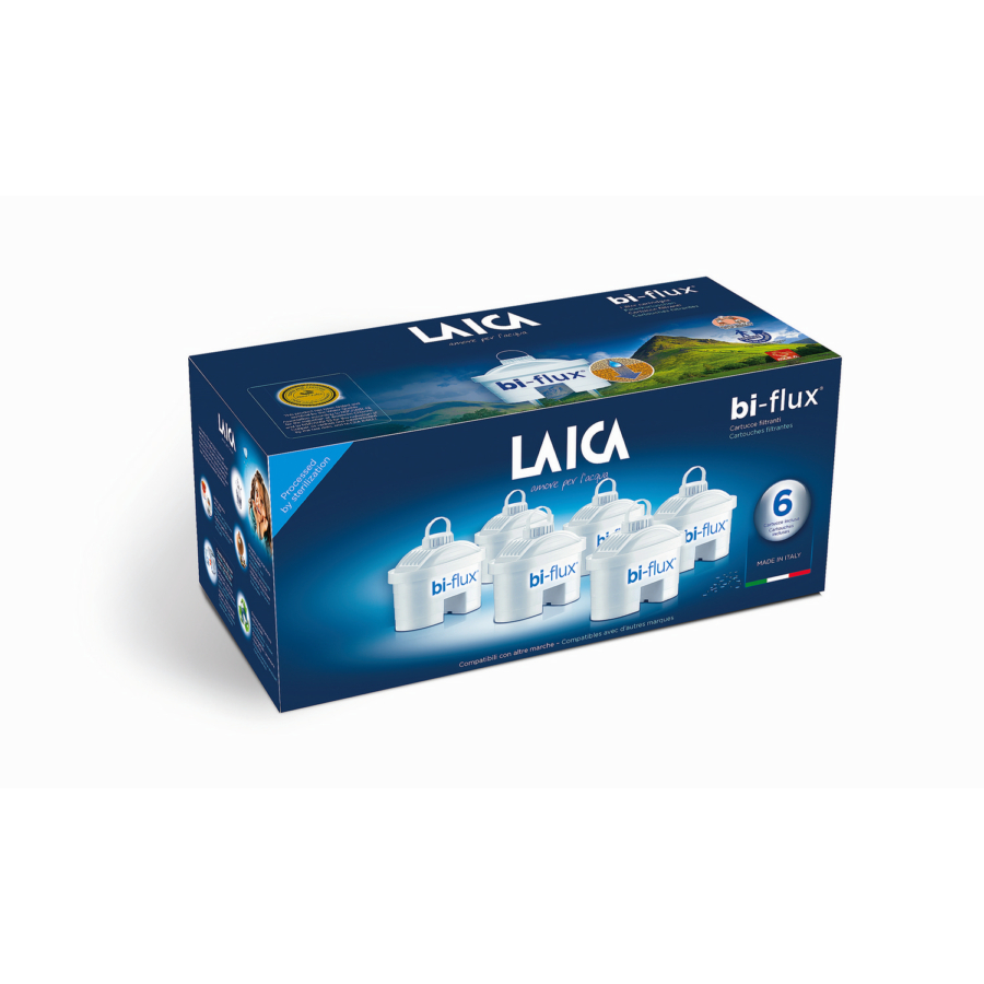 徳*一様 LAICA bi-flux Universal 12点セット LAICA Bi-flux univerzális vízszűrőbetét - 6 db - LAICA - laica.hu